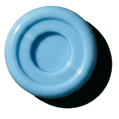 Ficha azul decorativa